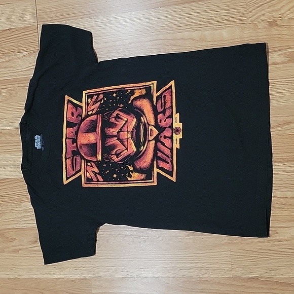 Star Wars Red Trooper Logo Poster Tee junior size small - Picture 2 of 8